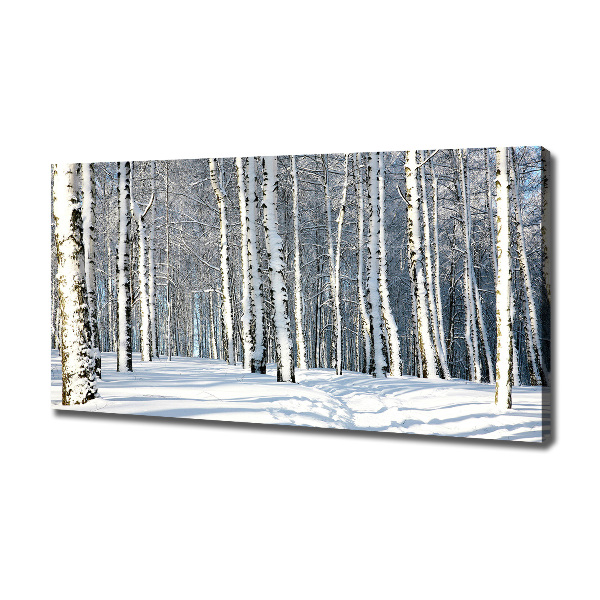 Wandbild Wald im Winter