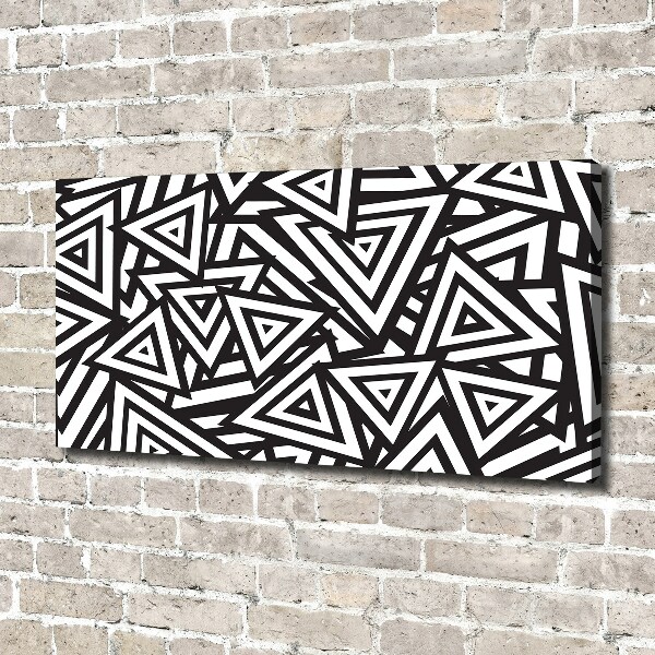 Bild auf leinwand Dreieckshintergrund