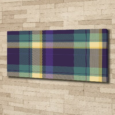 Wandbild Karierte Textur