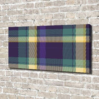 Wandbild Karierte Textur