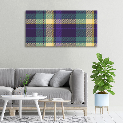 Wandbild Karierte Textur