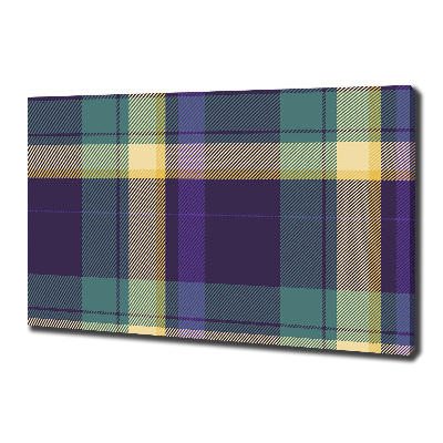 Wandbild Karierte Textur