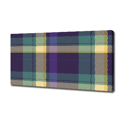 Wandbild Karierte Textur