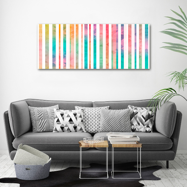 Wandbild Regenbogenstreifen