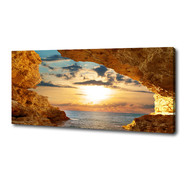 Bild auf leinwand Grotte am Meer