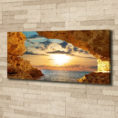 Bild auf leinwand Grotte am Meer