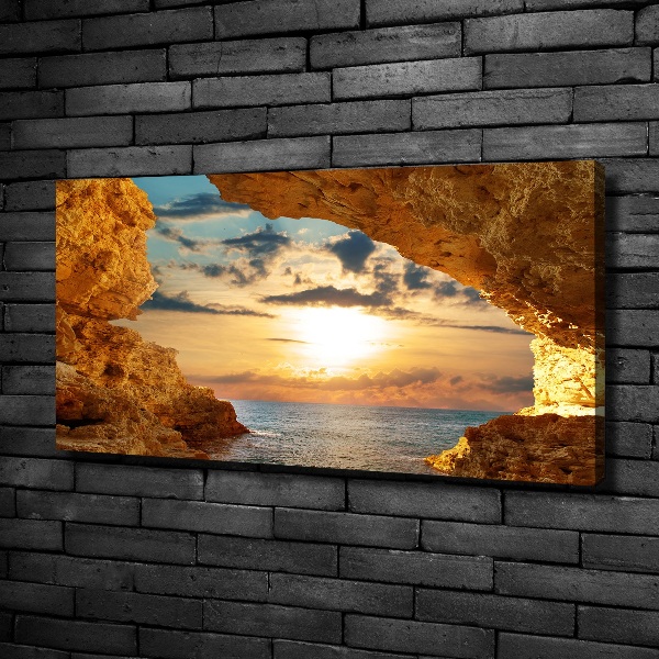 Bild auf leinwand Grotte am Meer