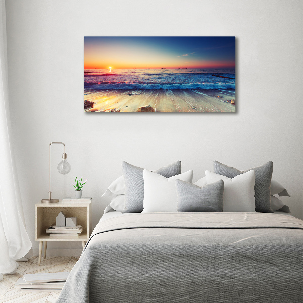Wandbild Sonnenaufgang am Meer