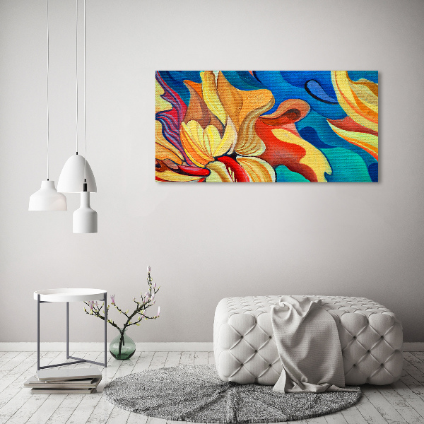 Wandbild Abstrakte Blume