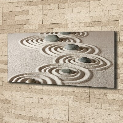 Bild auf leinwand Zen-Steine ​​Sand