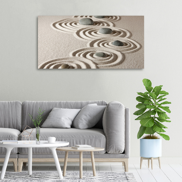 Bild auf leinwand Zen-Steine ​​Sand