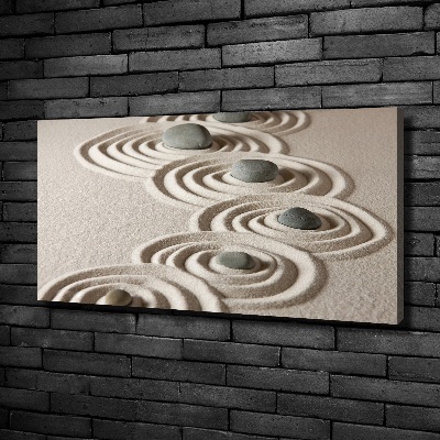 Bild auf leinwand Zen-Steine ​​Sand