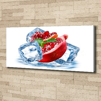 Fotobild Granatapfel mit Eis