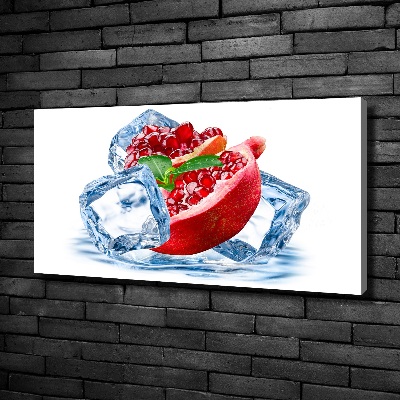 Fotobild Granatapfel mit Eis