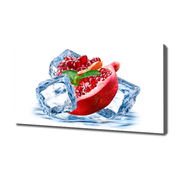Fotobild Granatapfel mit Eis