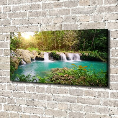 Fotobild Wasserfall im Wald