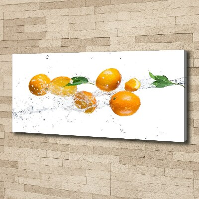 Bild auf leinwand Orangen und Wasser