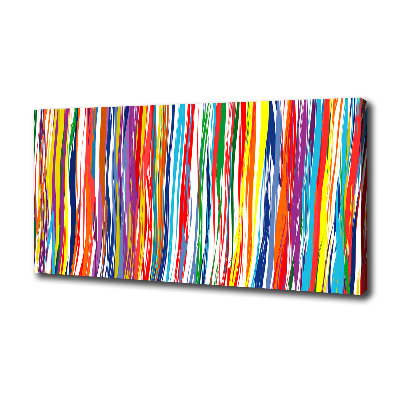 Wandbild Bunte Streifen