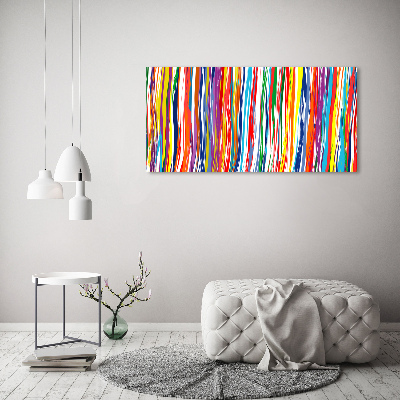 Wandbild Bunte Streifen