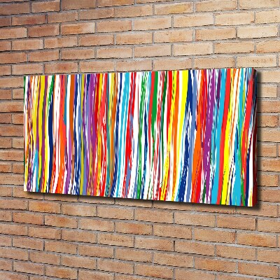 Wandbild Bunte Streifen