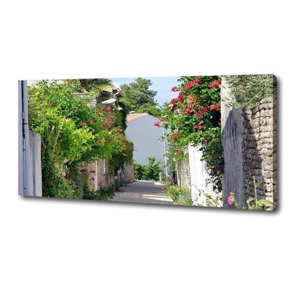 Wandbild Blumenallee