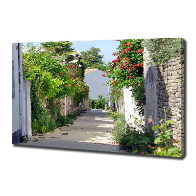 Wandbild Blumenallee