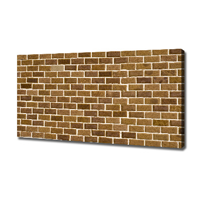 Bild auf leinwand Ziegelmauer
