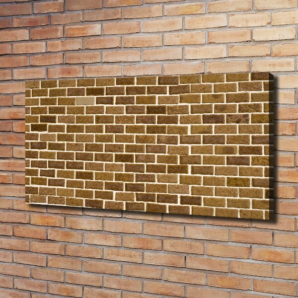 Bild auf leinwand Ziegelmauer