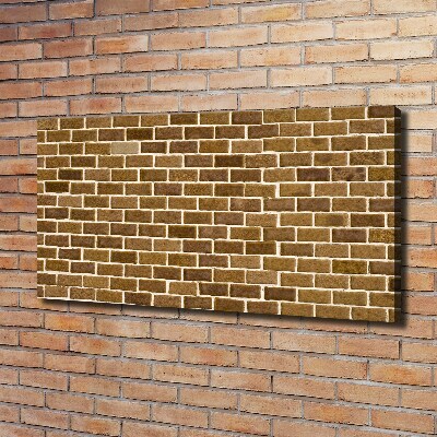 Bild auf leinwand Ziegelmauer