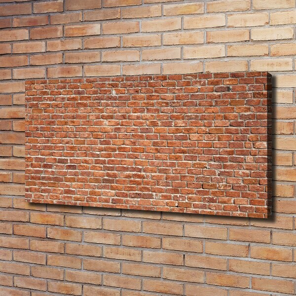 Wandbild Ziegelmauer
