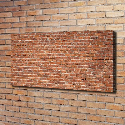 Wandbild Ziegelmauer