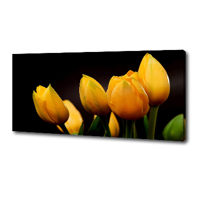 Bild auf leinwand Gelbe Tulpen