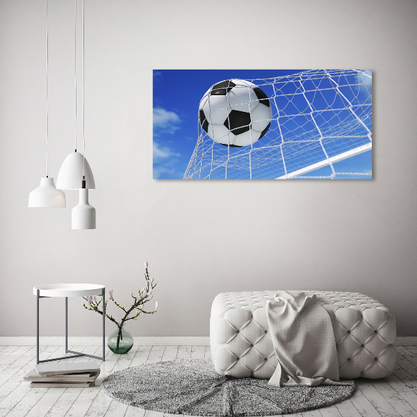 Bild auf leinwand Der Ball ist im Tor