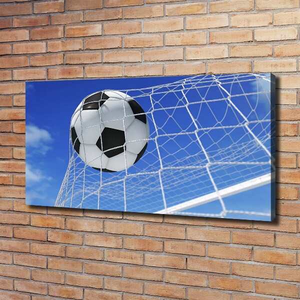 Bild auf leinwand Der Ball ist im Tor
