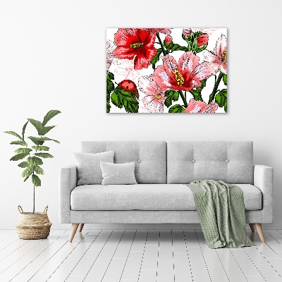 Wandbild Hibiskus