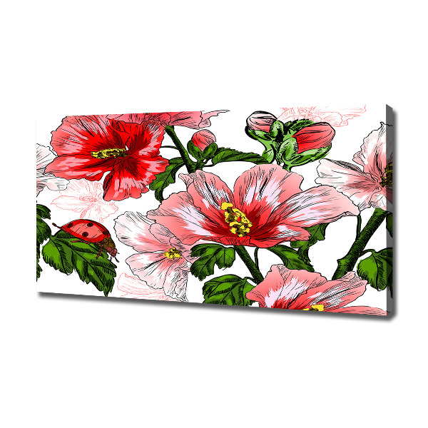 Wandbild Hibiskus