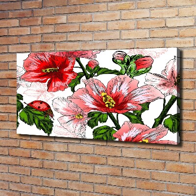 Wandbild Hibiskus