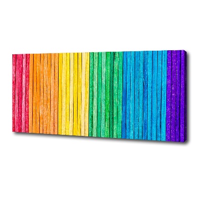 Wandbild Bunte Streifen