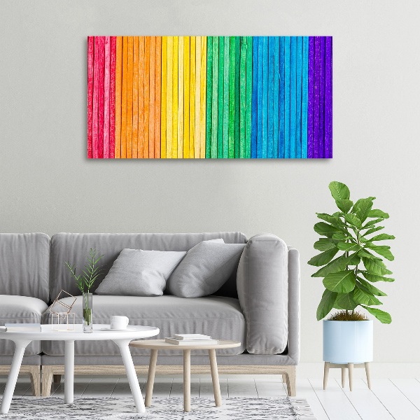 Wandbild Bunte Streifen