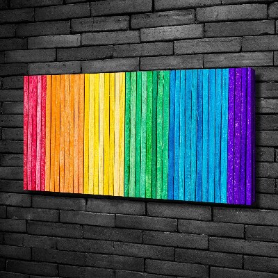 Wandbild Bunte Streifen