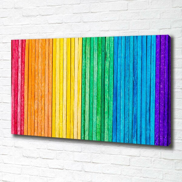 Wandbild Bunte Streifen