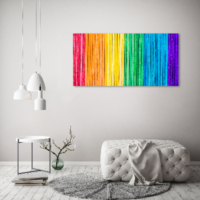 Wandbild Bunte Streifen
