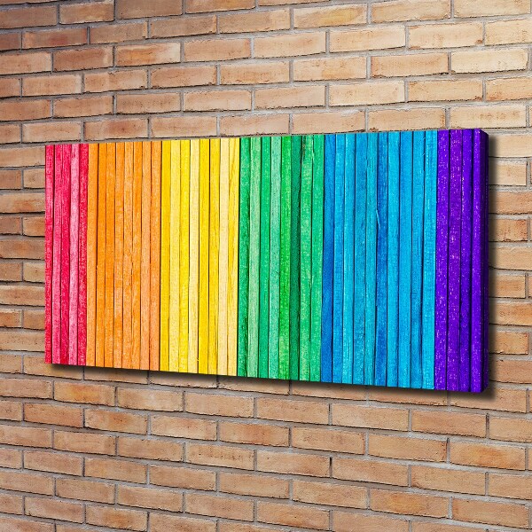 Wandbild Bunte Streifen