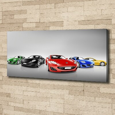 Wandbild Bunte Autos