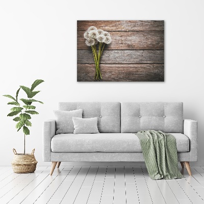 Wandbild Löwenzahnholz