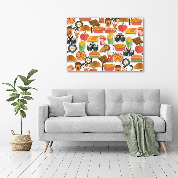 Bild auf leinwand Fastfood