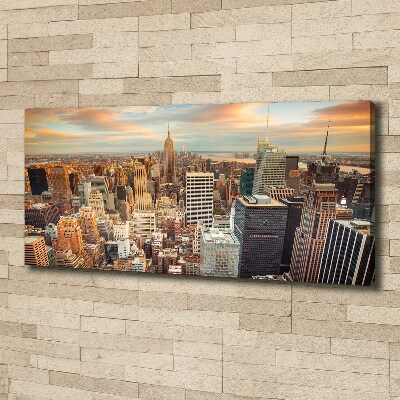 Wandbild New York aus der Vogelperspektive