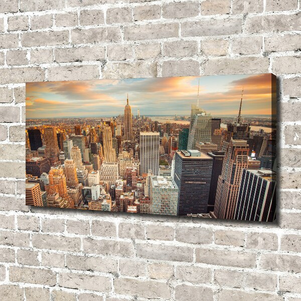 Wandbild New York aus der Vogelperspektive