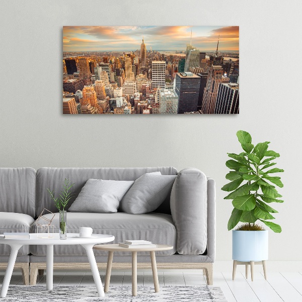 Wandbild New York aus der Vogelperspektive