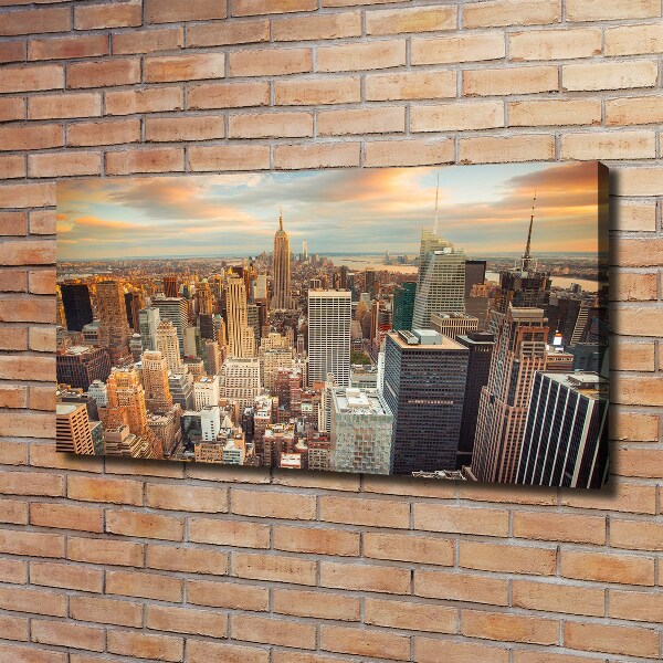 Wandbild New York aus der Vogelperspektive